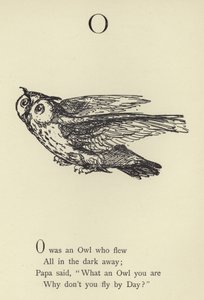 文字O 作： Edward Lear